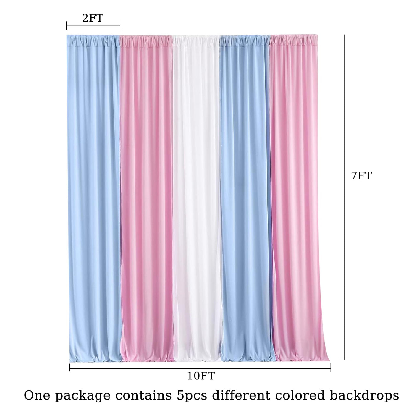 JCJ Unicorn Pastel Backdrop 5 Panels Rainbow Backdrop Curtains for Birthday Party Girls Bedroom Classroom Decoration 10 * 7FT - Backdrop BlissJCJ Unicorn Pastel Backdrop 5 Panels Rainbow Backdrop Curtains for Birthday Party Girls Bedroom Classroom Decoration 10 * 7FT