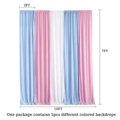 JCJ Unicorn Pastel Backdrop 5 Panels Rainbow Backdrop Curtains for Birthday Party Girls Bedroom Classroom Decoration 10 * 7FT - Backdrop BlissJCJ Unicorn Pastel Backdrop 5 Panels Rainbow Backdrop Curtains for Birthday Party Girls Bedroom Classroom Decoration 10 * 7FT
