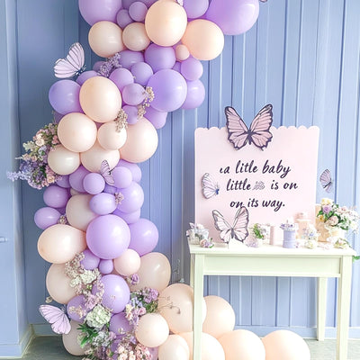 RUBFAC 135pcs Gold Balloons Different Sizes 18 12 10 5 Inch for Garland Arch, Latex Metallic Balloon for Birthday Graduation Party Wedding Decorations Backdrop Bliss