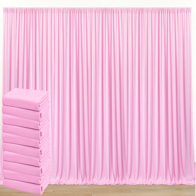 50 ft x 10 ft Wrinkle Free White Backdrop Curtain for Wedding Parties, Polyester Photo Backdrop Drapes for Baby Shower Birthday Party Backdrop Stand, Bulk Thick Background Curtains, 5x10FT 10 Panels - Backdrop Bliss50 ft x 10 ft Wrinkle Free White Backdrop Curtain for Wedding Parties, Polyester Photo Backdrop Drapes for Baby Shower Birthday Party Backdrop Stand, Bulk Thick Background Curtains, 5x10FT 10 Panels