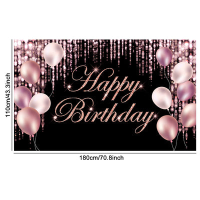 Black Gold Happy Birthday Banner Backdrop Large Yard Sign backgroud It's My Birthday Backdrop Baby Shower Party Indoor Outdoor Car Decoration Supplies for Men Women Boys Girls - Backdrop BlissBlack Gold Happy Birthday Banner Backdrop Large Yard Sign backgroud It's My Birthday Backdrop Baby Shower Party Indoor Outdoor Car Decoration Supplies for Men Women Boys Girls