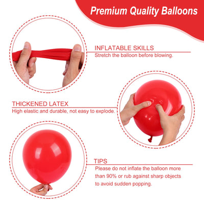 RUBFAC 135pcs Gold Balloons Different Sizes 18 12 10 5 Inch for Garland Arch, Latex Metallic Balloon for Birthday Graduation Party Wedding Decorations Backdrop Bliss