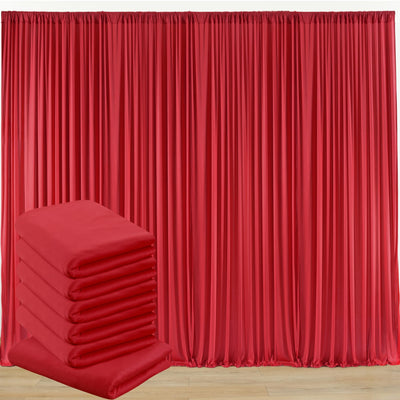 50 ft x 10 ft Wrinkle Free White Backdrop Curtain for Wedding Parties, Polyester Photo Backdrop Drapes for Baby Shower Birthday Party Backdrop Stand, Bulk Thick Background Curtains, 5x10FT 10 Panels - Backdrop Bliss50 ft x 10 ft Wrinkle Free White Backdrop Curtain for Wedding Parties, Polyester Photo Backdrop Drapes for Baby Shower Birthday Party Backdrop Stand, Bulk Thick Background Curtains, 5x10FT 10 Panels