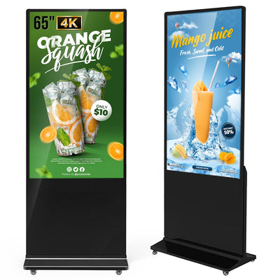 43 Inch Indoor Floor Standing Digital Signage Advertising Display Kiosk LCD Screen Commercial Totem Android System Vertical Poster with Auto Media Player - Backdrop Bliss43 Inch Indoor Floor Standing Digital Signage Advertising Display Kiosk LCD Screen Commercial Totem Android System Vertical Poster with Auto Media Player