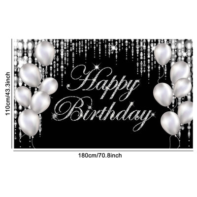 Black Gold Happy Birthday Banner Backdrop Large Yard Sign backgroud It's My Birthday Backdrop Baby Shower Party Indoor Outdoor Car Decoration Supplies for Men Women Boys Girls - Backdrop BlissBlack Gold Happy Birthday Banner Backdrop Large Yard Sign backgroud It's My Birthday Backdrop Baby Shower Party Indoor Outdoor Car Decoration Supplies for Men Women Boys Girls