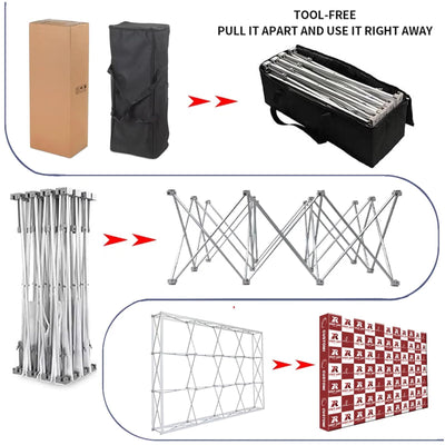 Custom Pop Up Display Trade Show Backdrop with Stand 7.5 x 7.5 FT Large Tension Fabric Backdrop Display Portable Tradeshow Booth Display Banner for Business,Campuses, Weddings, Corporate - Backdrop BlissCustom Pop Up Display Trade Show Backdrop with Stand 7.5 x 7.5 FT Large Tension Fabric Backdrop Display Portable Tradeshow Booth Display Banner for Business,Campuses, Weddings, Corporate