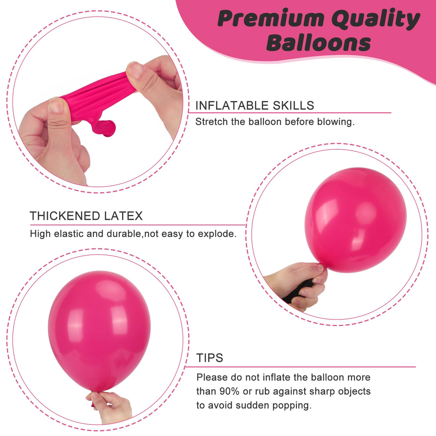 RUBFAC 135pcs Gold Balloons Different Sizes 18 12 10 5 Inch for Garland Arch, Latex Metallic Balloon for Birthday Graduation Party Wedding Decorations Backdrop Bliss