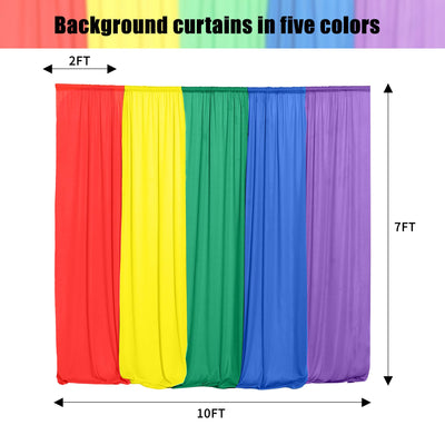 JCJ Unicorn Pastel Backdrop 5 Panels Rainbow Backdrop Curtains for Birthday Party Girls Bedroom Classroom Decoration 10 * 7FT - Backdrop BlissJCJ Unicorn Pastel Backdrop 5 Panels Rainbow Backdrop Curtains for Birthday Party Girls Bedroom Classroom Decoration 10 * 7FT