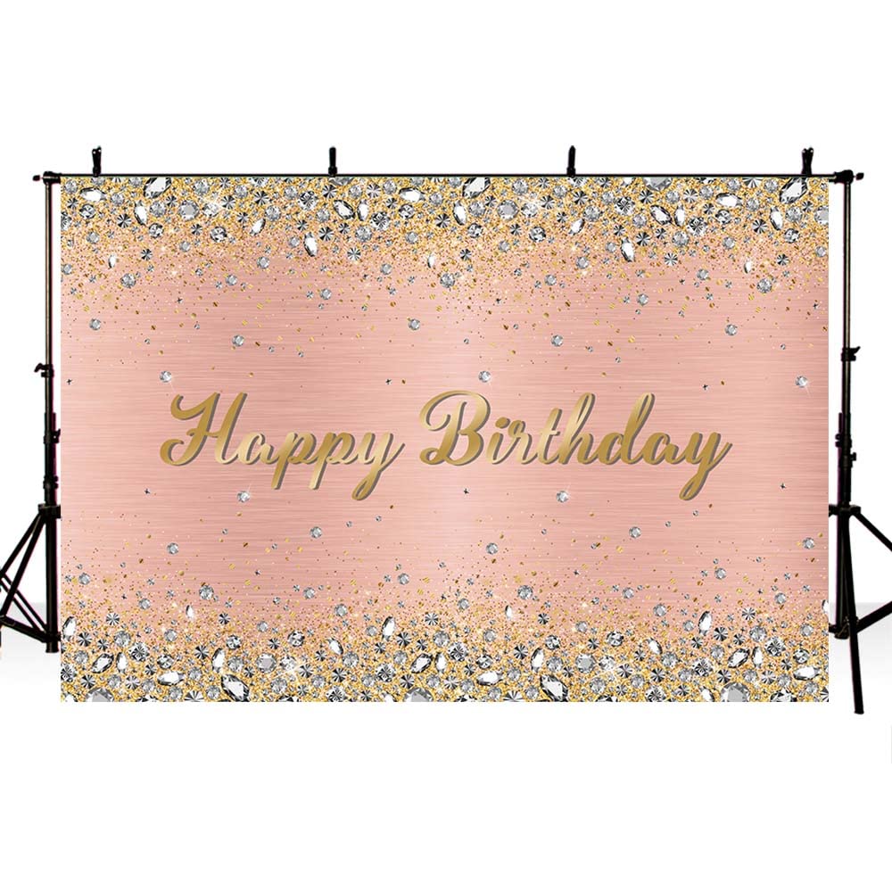 7x5ft Dark Blue Birthday Backdrop Happy Birthday Background Banner Dark Blue Gold Dots Photography Background Blue Birthday Party Decorations Banner - Backdrop Bliss7x5ft Dark Blue Birthday Backdrop Happy Birthday Background Banner Dark Blue Gold Dots Photography Background Blue Birthday Party Decorations Banner