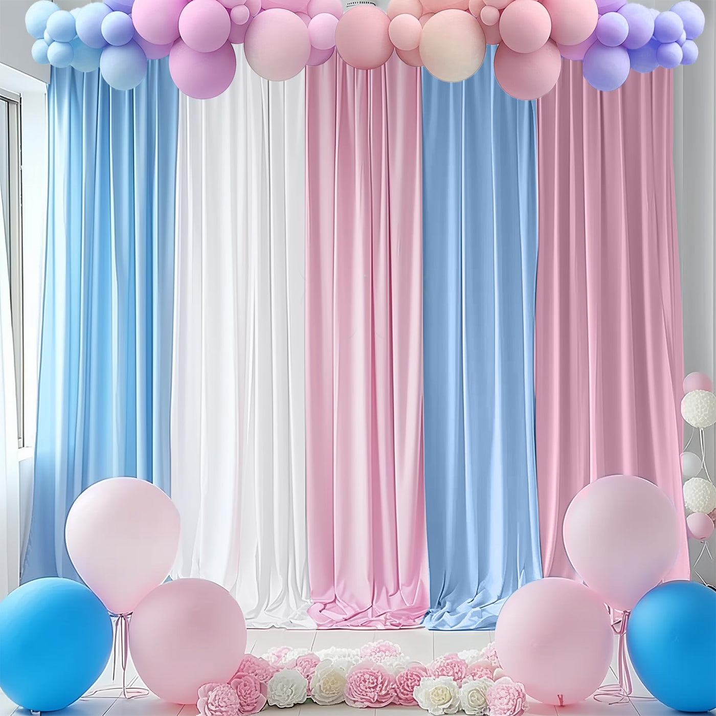 JCJ Unicorn Pastel Backdrop 5 Panels Rainbow Backdrop Curtains for Birthday Party Girls Bedroom Classroom Decoration 10 * 7FT - Backdrop BlissJCJ Unicorn Pastel Backdrop 5 Panels Rainbow Backdrop Curtains for Birthday Party Girls Bedroom Classroom Decoration 10 * 7FT