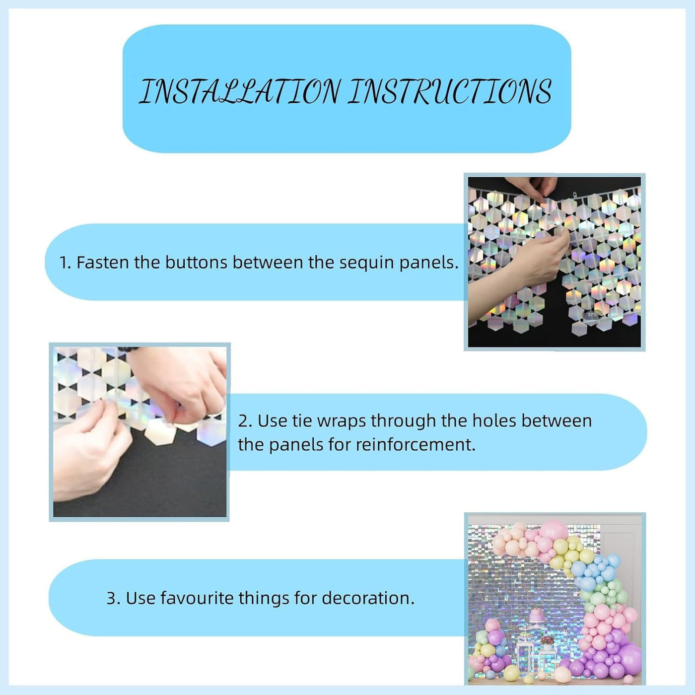 24 Pcs Champagne Gold Shimmer Wall Backdrop Panels - 4 FT x 6 FT Square Sequin Shimmer Backdrop Panels, Photo Backdrops for Birthday, Anniversary, Wedding, Graduation & Bachelorette Party Decoration - Backdrop Bliss24 Pcs Champagne Gold Shimmer Wall Backdrop Panels - 4 FT x 6 FT Square Sequin Shimmer Backdrop Panels, Photo Backdrops for Birthday, Anniversary, Wedding, Graduation & Bachelorette Party Decoration