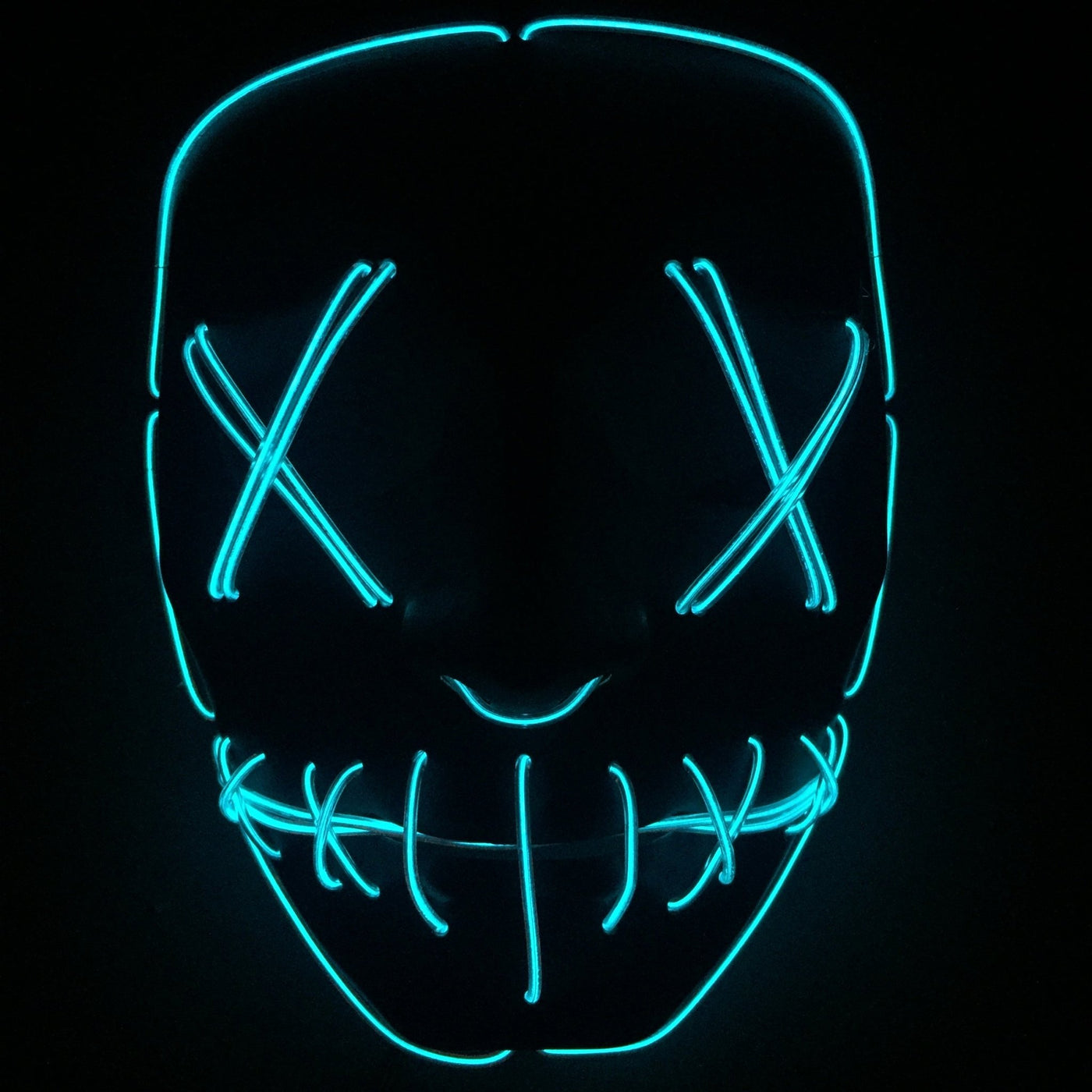 Halloween Led Glowing Full Face Mask - Backdrop BlissHalloween Led Glowing Full Face Mask