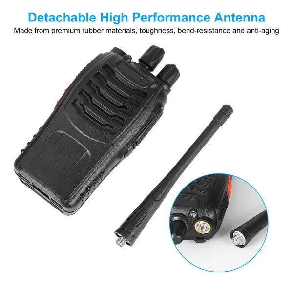 2 X Baofeng BF-888S Walkie Talkies Two Way Radio UHF 16CH 400-470MHZ Long Range Backdrop Bliss