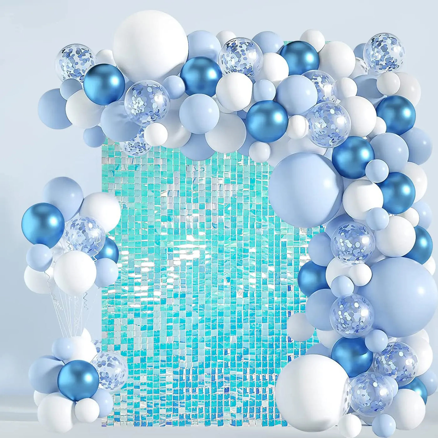 Pink Shimmer Wall Backdrop 24 Panels Cover 6 x 4 Ft, Photo Backdrops for Wedding,Anniversary,Birthday,Party Decoration Backdrop Bliss