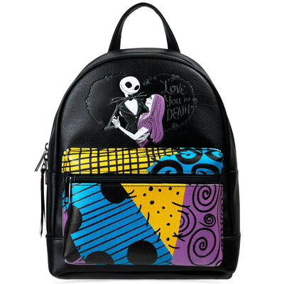Disney Stitch Backpack for Girls Teens Women with Double Straps Daypack Backpacks for School Travel Trip Park Gifts for Girls (Multi Jack & Sally) - Backdrop BlissDisney Stitch Backpack for Girls Teens Women with Double Straps Daypack Backpacks for School Travel Trip Park Gifts for Girls (Multi Jack & Sally)