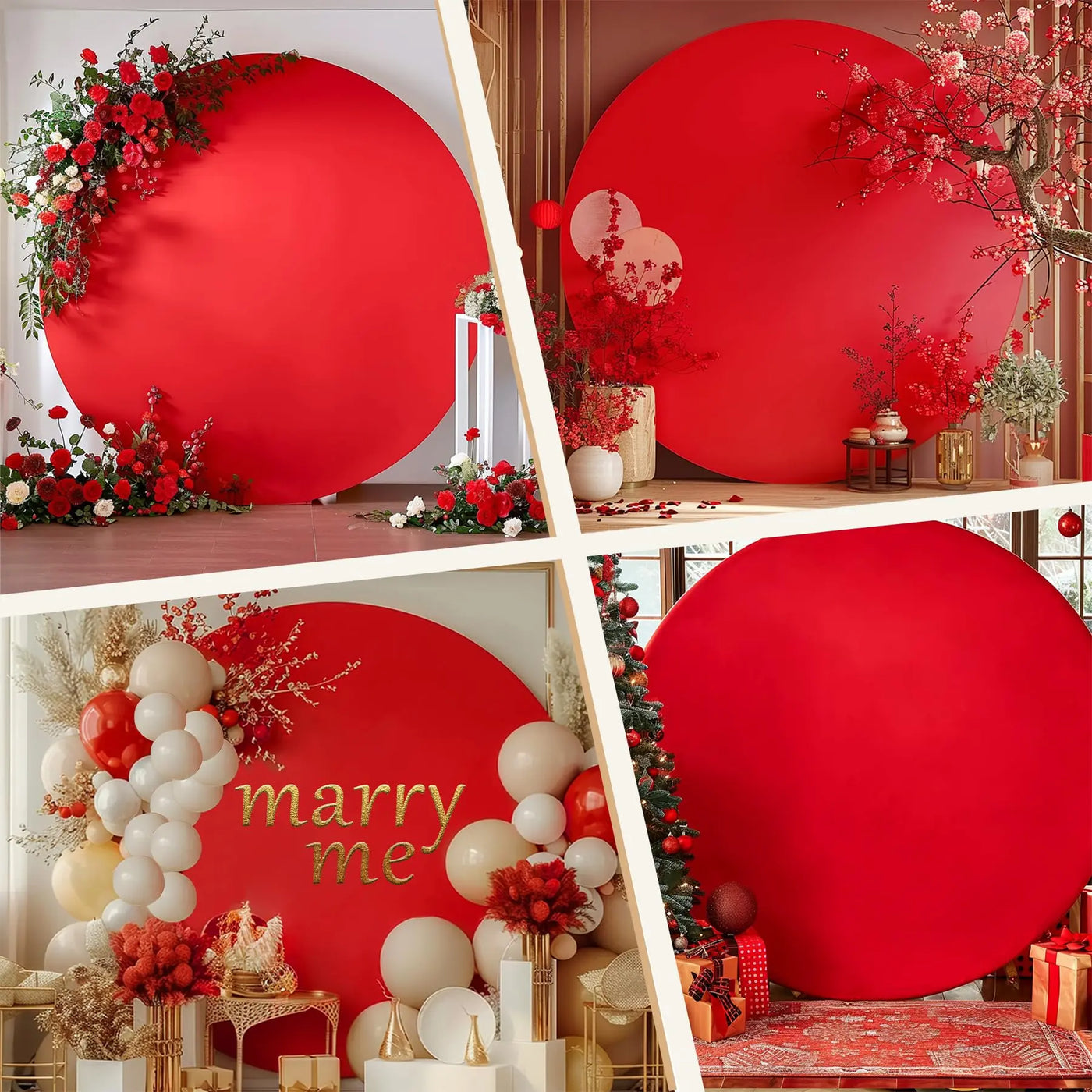 7.2FT Navy Blue Round Backdrop Cover for 5 to 7.2ft Circle Arch Stand - Haefoo Back to School Decoration Circle Backdrop Cover for Birthday, Wedding, Baby Shower Photography Background Party Decor Backdrop Bliss