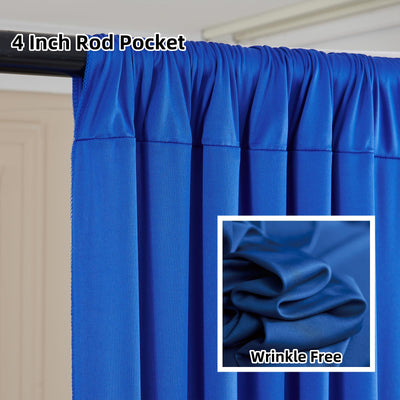 40FTx12FT White Wrinkle - Free Wedding Backdrop Curtain - Silky Washable White Polyester Drapes for Baby Showers, Birthday Parties, Photography, and Wedding Receptions - 8 Panels 5FTx12FT - Backdrop Bliss40FTx12FT White Wrinkle - Free Wedding Backdrop Curtain - Silky Washable White Polyester Drapes for Baby Showers, Birthday Parties, Photography, and Wedding Receptions - 8 Panels 5FTx12FT