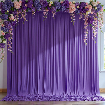 50 ft x 10 ft Wrinkle Free White Backdrop Curtain for Wedding Parties, Polyester Photo Backdrop Drapes for Baby Shower Birthday Party Backdrop Stand, Bulk Thick Background Curtains, 5x10FT 10 Panels - Backdrop Bliss50 ft x 10 ft Wrinkle Free White Backdrop Curtain for Wedding Parties, Polyester Photo Backdrop Drapes for Baby Shower Birthday Party Backdrop Stand, Bulk Thick Background Curtains, 5x10FT 10 Panels