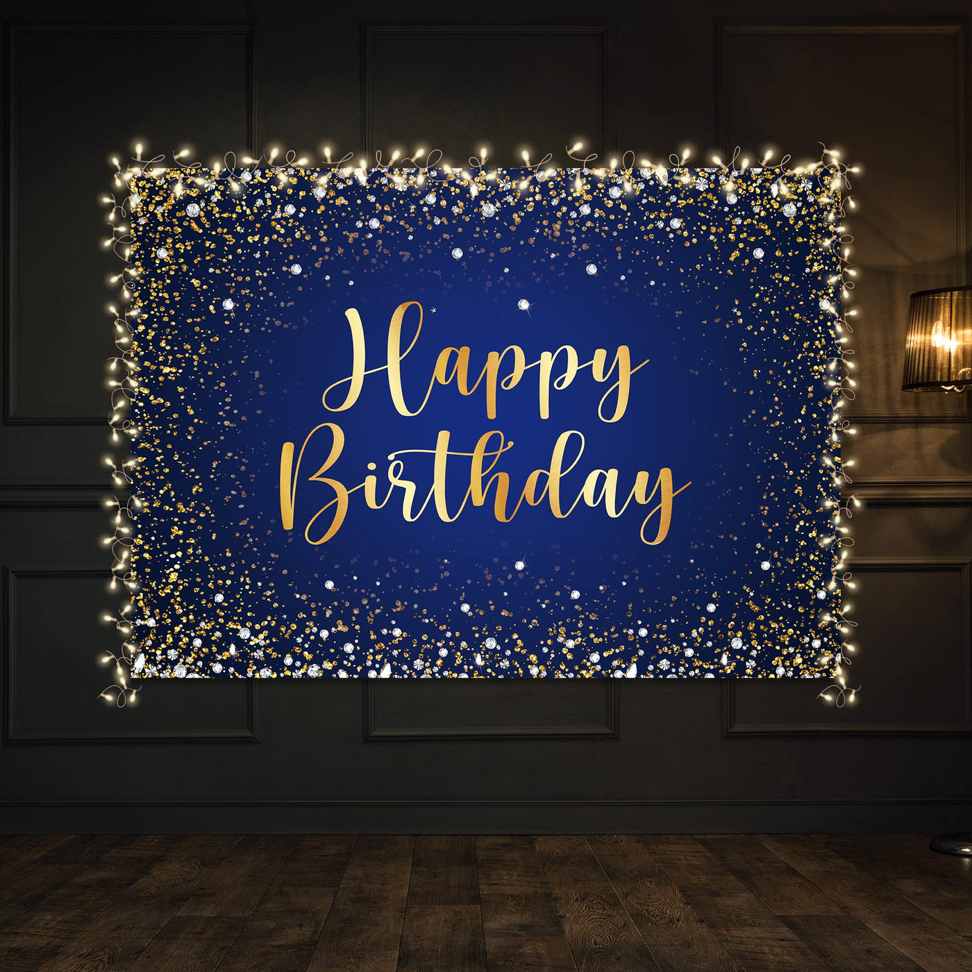 Riyidecor Royal Navy Blue Silver Happy Birthday Backdrop Party Decorations for Men Boys 7Wx5H Feet Polyester Fabric Balloon Diamond Sparkle Bday Photography Background Decor Banner Studio Photo Shoot - Backdrop BlissRiyidecor Royal Navy Blue Silver Happy Birthday Backdrop Party Decorations for Men Boys 7Wx5H Feet Polyester Fabric Balloon Diamond Sparkle Bday Photography Background Decor Banner Studio Photo Shoot