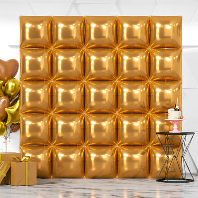 NISOCY 48PCS Green Square Foil Balloons Wall Backdrop Double Sided Green Balloons Tunnel Arch Kit for Baby Shower Birthday Anniversary Summer Party Decoration Backdrop Bliss