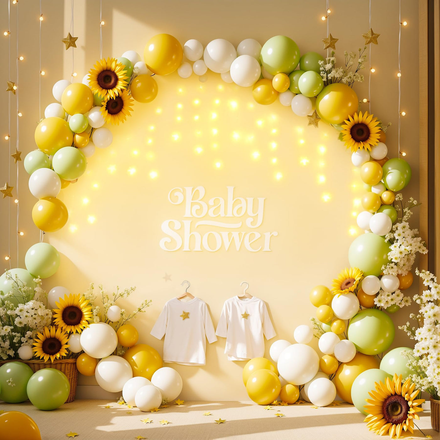 7.2 ft White Round Backdrop Cover with Lights Circle Wedding Arch Backdrop Cover with Fairy Lights for Bridal Shower Ceremony Birthday Baby Shower Photography Photo Shoot Background Decorations - Backdrop Bliss7.2 ft White Round Backdrop Cover with Lights Circle Wedding Arch Backdrop Cover with Fairy Lights for Bridal Shower Ceremony Birthday Baby Shower Photography Photo Shoot Background Decorations
