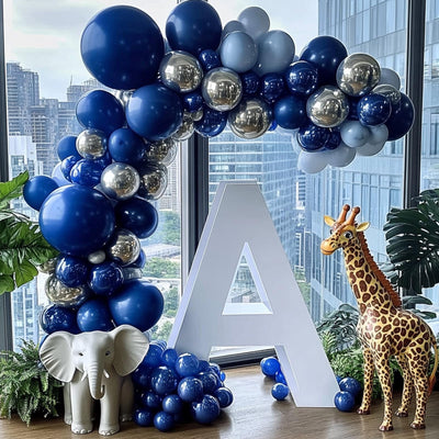 RUBFAC 135pcs Gold Balloons Different Sizes 18 12 10 5 Inch for Garland Arch, Latex Metallic Balloon for Birthday Graduation Party Wedding Decorations Backdrop Bliss