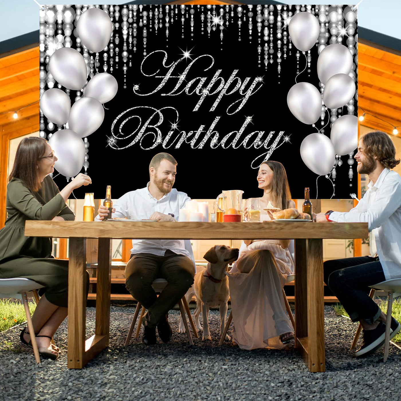 Black Gold Happy Birthday Banner Backdrop Large Yard Sign backgroud It's My Birthday Backdrop Baby Shower Party Indoor Outdoor Car Decoration Supplies for Men Women Boys Girls - Backdrop BlissBlack Gold Happy Birthday Banner Backdrop Large Yard Sign backgroud It's My Birthday Backdrop Baby Shower Party Indoor Outdoor Car Decoration Supplies for Men Women Boys Girls