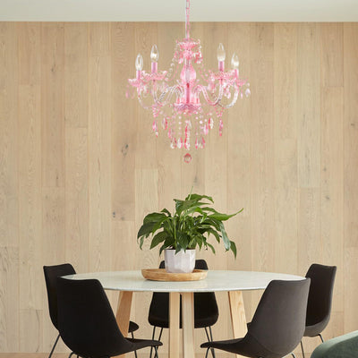 PAPAYA Modern Chrome Beaded Hanging Chandelier Shades (W8.7 x H13), Beads Pendant Shade with Acrylic Crystal, Ceiling Chandelier Beaded Lampshade for Wedding Party Event Home Decoration Backdrop Bliss