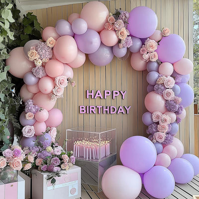 RUBFAC 135pcs Gold Balloons Different Sizes 18 12 10 5 Inch for Garland Arch, Latex Metallic Balloon for Birthday Graduation Party Wedding Decorations Backdrop Bliss