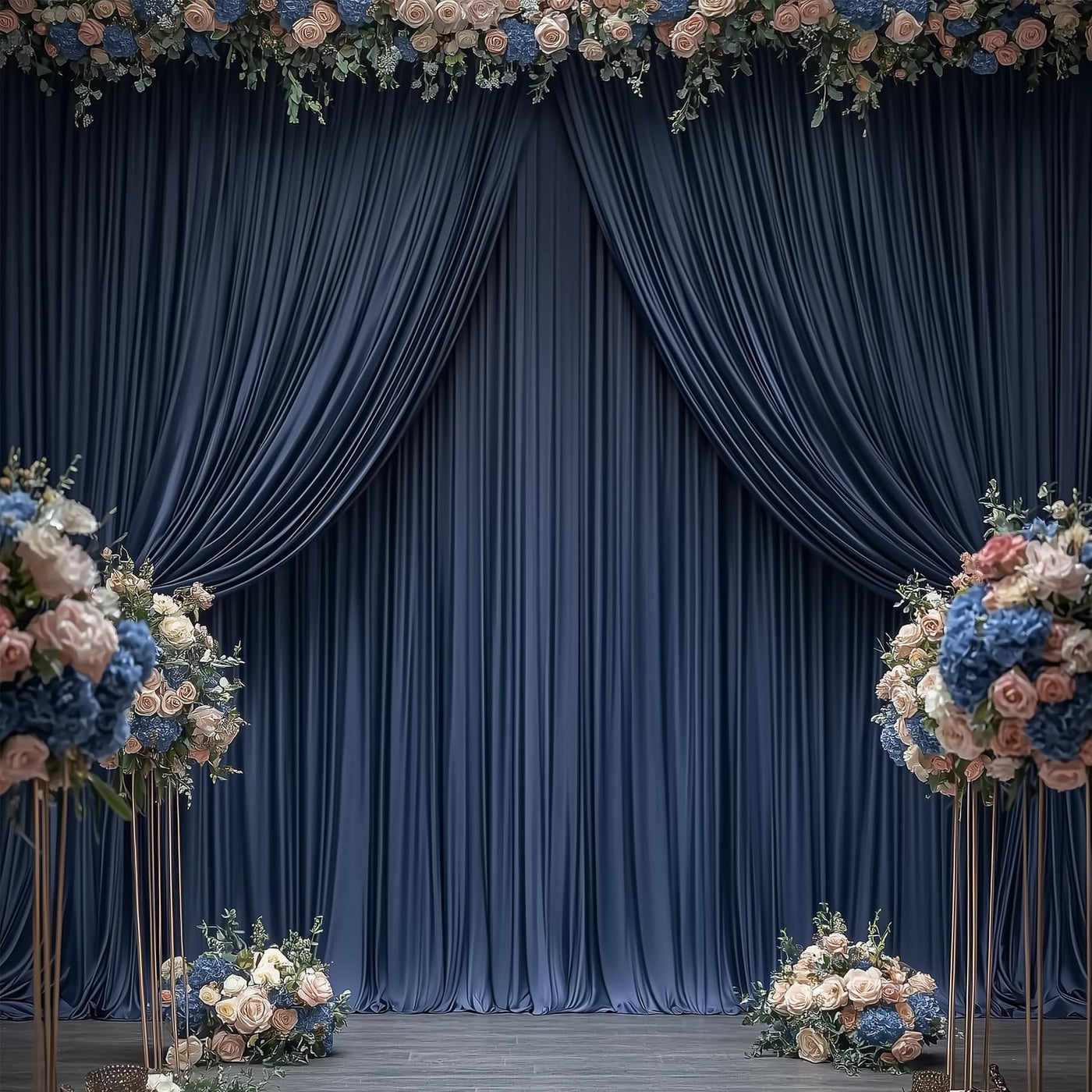 40FTx12FT White Wrinkle - Free Wedding Backdrop Curtain - Silky Washable White Polyester Drapes for Baby Showers, Birthday Parties, Photography, and Wedding Receptions - 8 Panels 5FTx12FT - Backdrop Bliss40FTx12FT White Wrinkle - Free Wedding Backdrop Curtain - Silky Washable White Polyester Drapes for Baby Showers, Birthday Parties, Photography, and Wedding Receptions - 8 Panels 5FTx12FT