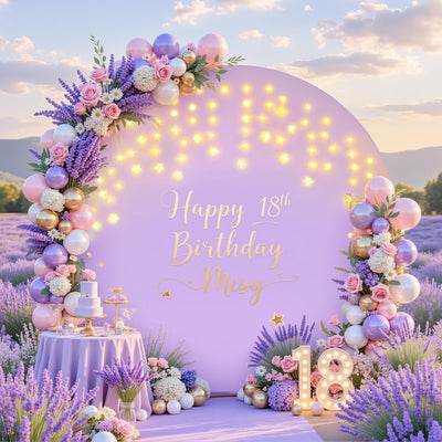 7.2 ft White Round Backdrop Cover with Lights Circle Wedding Arch Backdrop Cover with Fairy Lights for Bridal Shower Ceremony Birthday Baby Shower Photography Photo Shoot Background Decorations - Backdrop Bliss7.2 ft White Round Backdrop Cover with Lights Circle Wedding Arch Backdrop Cover with Fairy Lights for Bridal Shower Ceremony Birthday Baby Shower Photography Photo Shoot Background Decorations