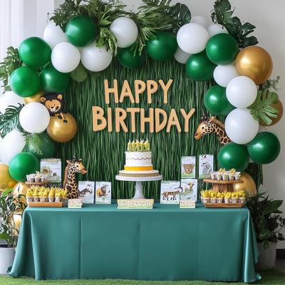 RUBFAC 135pcs Gold Balloons Different Sizes 18 12 10 5 Inch for Garland Arch, Latex Metallic Balloon for Birthday Graduation Party Wedding Decorations Backdrop Bliss