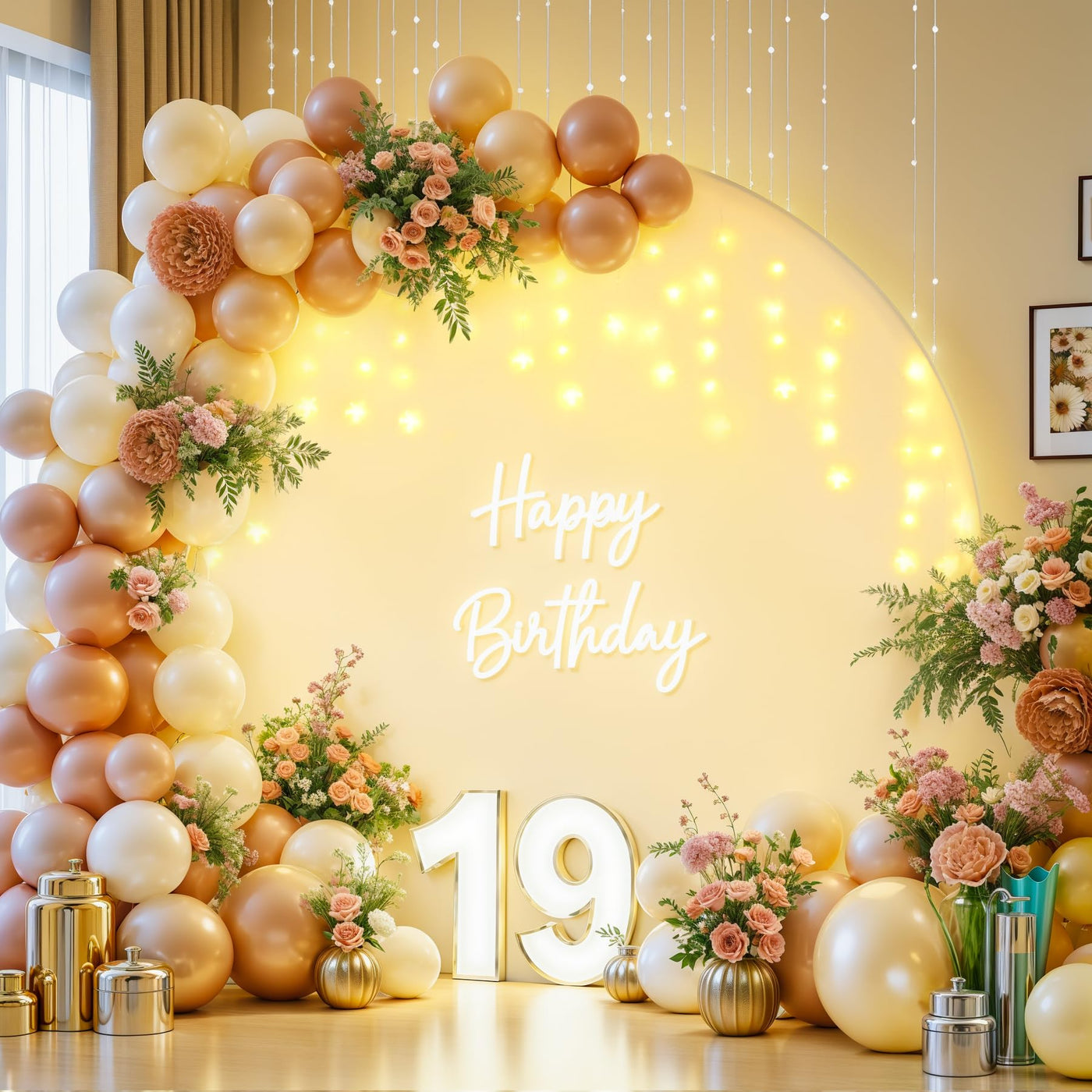 7.2 ft White Round Backdrop Cover with Lights Circle Wedding Arch Backdrop Cover with Fairy Lights for Bridal Shower Ceremony Birthday Baby Shower Photography Photo Shoot Background Decorations - Backdrop Bliss7.2 ft White Round Backdrop Cover with Lights Circle Wedding Arch Backdrop Cover with Fairy Lights for Bridal Shower Ceremony Birthday Baby Shower Photography Photo Shoot Background Decorations