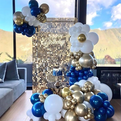 Pink Shimmer Wall Backdrop 24 Panels Cover 6 x 4 Ft, Photo Backdrops for Wedding,Anniversary,Birthday,Party Decoration Backdrop Bliss