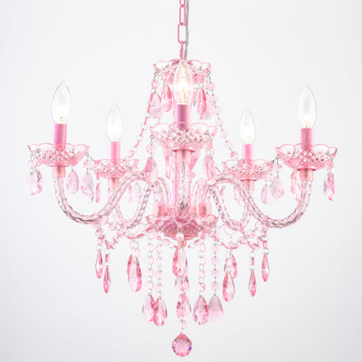 PAPAYA Modern Chrome Beaded Hanging Chandelier Shades (W8.7 x H13), Beads Pendant Shade with Acrylic Crystal, Ceiling Chandelier Beaded Lampshade for Wedding Party Event Home Decoration Backdrop Bliss