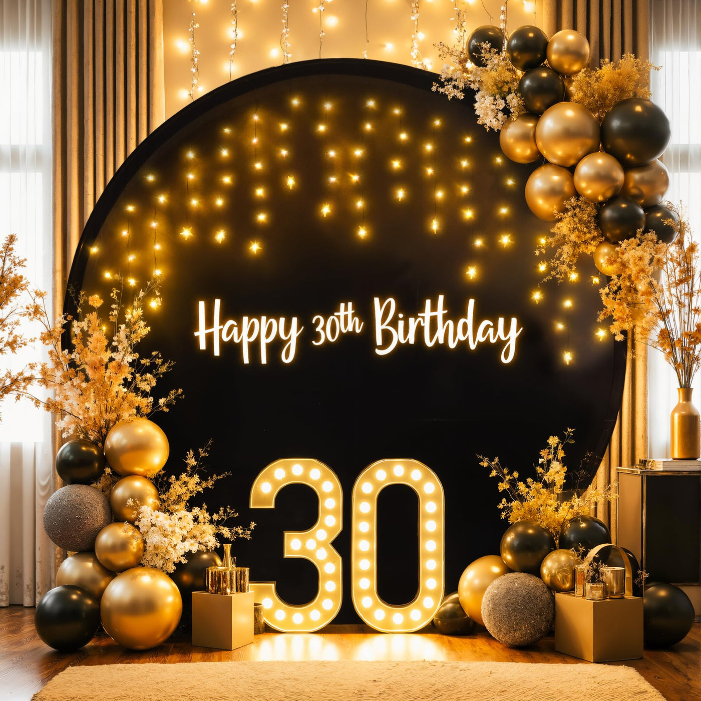 7.2 ft White Round Backdrop Cover with Lights Circle Wedding Arch Backdrop Cover with Fairy Lights for Bridal Shower Ceremony Birthday Baby Shower Photography Photo Shoot Background Decorations - Backdrop Bliss7.2 ft White Round Backdrop Cover with Lights Circle Wedding Arch Backdrop Cover with Fairy Lights for Bridal Shower Ceremony Birthday Baby Shower Photography Photo Shoot Background Decorations