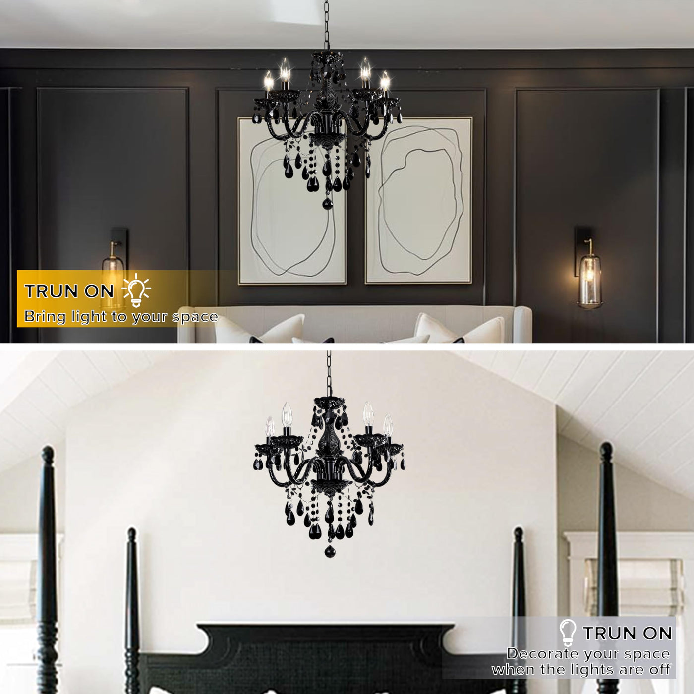 PAPAYA Modern Chrome Beaded Hanging Chandelier Shades (W8.7 x H13), Beads Pendant Shade with Acrylic Crystal, Ceiling Chandelier Beaded Lampshade for Wedding Party Event Home Decoration Backdrop Bliss