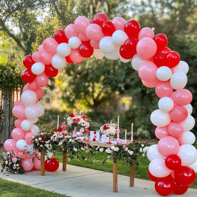 RUBFAC 135pcs Gold Balloons Different Sizes 18 12 10 5 Inch for Garland Arch, Latex Metallic Balloon for Birthday Graduation Party Wedding Decorations Backdrop Bliss