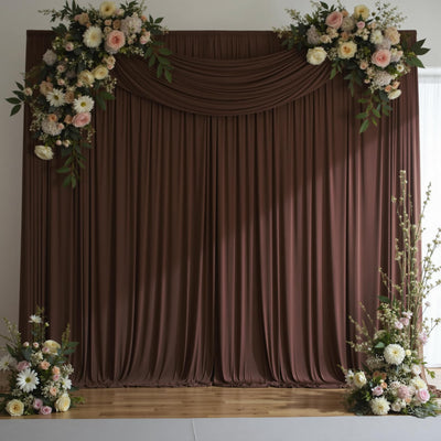50 ft x 10 ft Wrinkle Free White Backdrop Curtain for Wedding Parties, Polyester Photo Backdrop Drapes for Baby Shower Birthday Party Backdrop Stand, Bulk Thick Background Curtains, 5x10FT 10 Panels - Backdrop Bliss50 ft x 10 ft Wrinkle Free White Backdrop Curtain for Wedding Parties, Polyester Photo Backdrop Drapes for Baby Shower Birthday Party Backdrop Stand, Bulk Thick Background Curtains, 5x10FT 10 Panels
