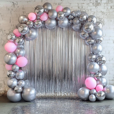 RUBFAC 135pcs Gold Balloons Different Sizes 18 12 10 5 Inch for Garland Arch, Latex Metallic Balloon for Birthday Graduation Party Wedding Decorations Backdrop Bliss