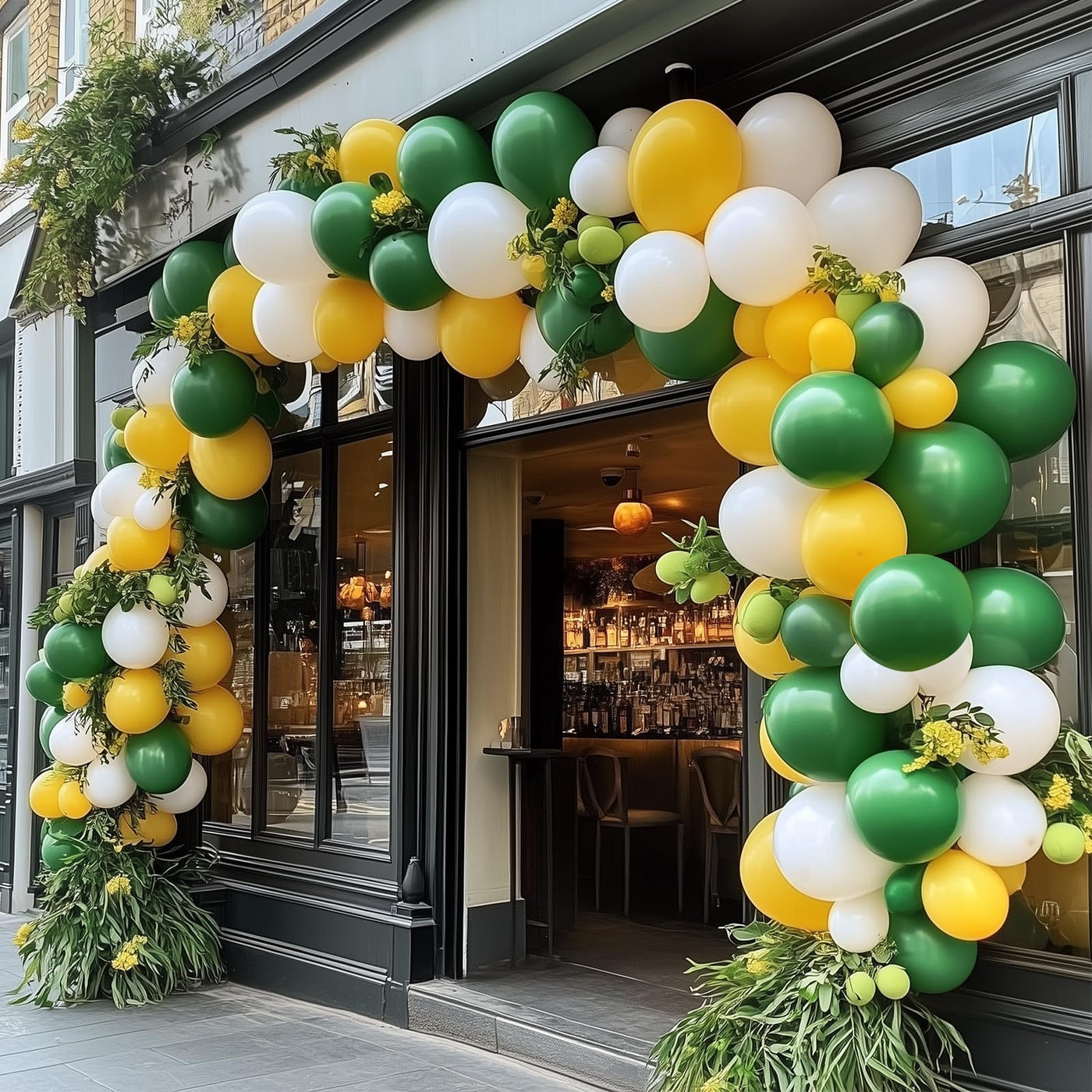 RUBFAC 135pcs Gold Balloons Different Sizes 18 12 10 5 Inch for Garland Arch, Latex Metallic Balloon for Birthday Graduation Party Wedding Decorations Backdrop Bliss