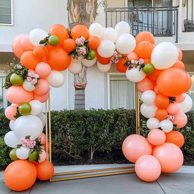 RUBFAC 135pcs Gold Balloons Different Sizes 18 12 10 5 Inch for Garland Arch, Latex Metallic Balloon for Birthday Graduation Party Wedding Decorations Backdrop Bliss