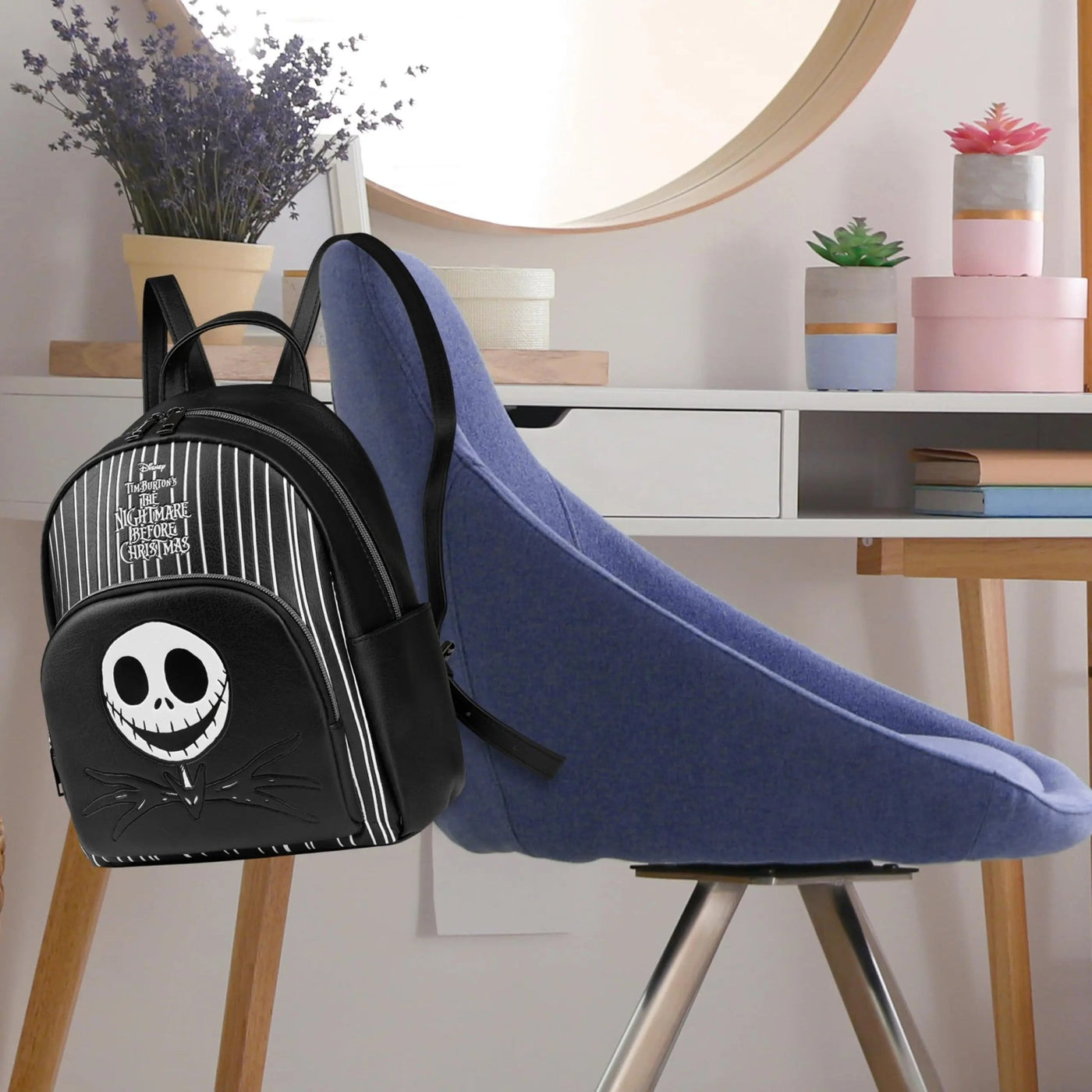 Disney Stitch Backpack for Girls Teens Women with Double Straps Daypack Backpacks for School Travel Trip Park Gifts for Girls (Multi Jack & Sally) - Backdrop BlissDisney Stitch Backpack for Girls Teens Women with Double Straps Daypack Backpacks for School Travel Trip Park Gifts for Girls (Multi Jack & Sally)