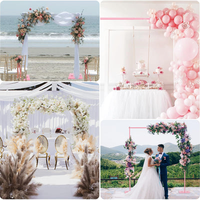 EMART Backdrop Stand, 6.5x10 ft Adjustable Photo Background Pipe and Drape Photography Kit with Heavy Duty Metal Flat Base for Parties, Wedding, Video Studio, Birthday - Black - Backdrop BlissEMART Backdrop Stand, 6.5x10 ft Adjustable Photo Background Pipe and Drape Photography Kit with Heavy Duty Metal Flat Base for Parties, Wedding, Video Studio, Birthday - Black