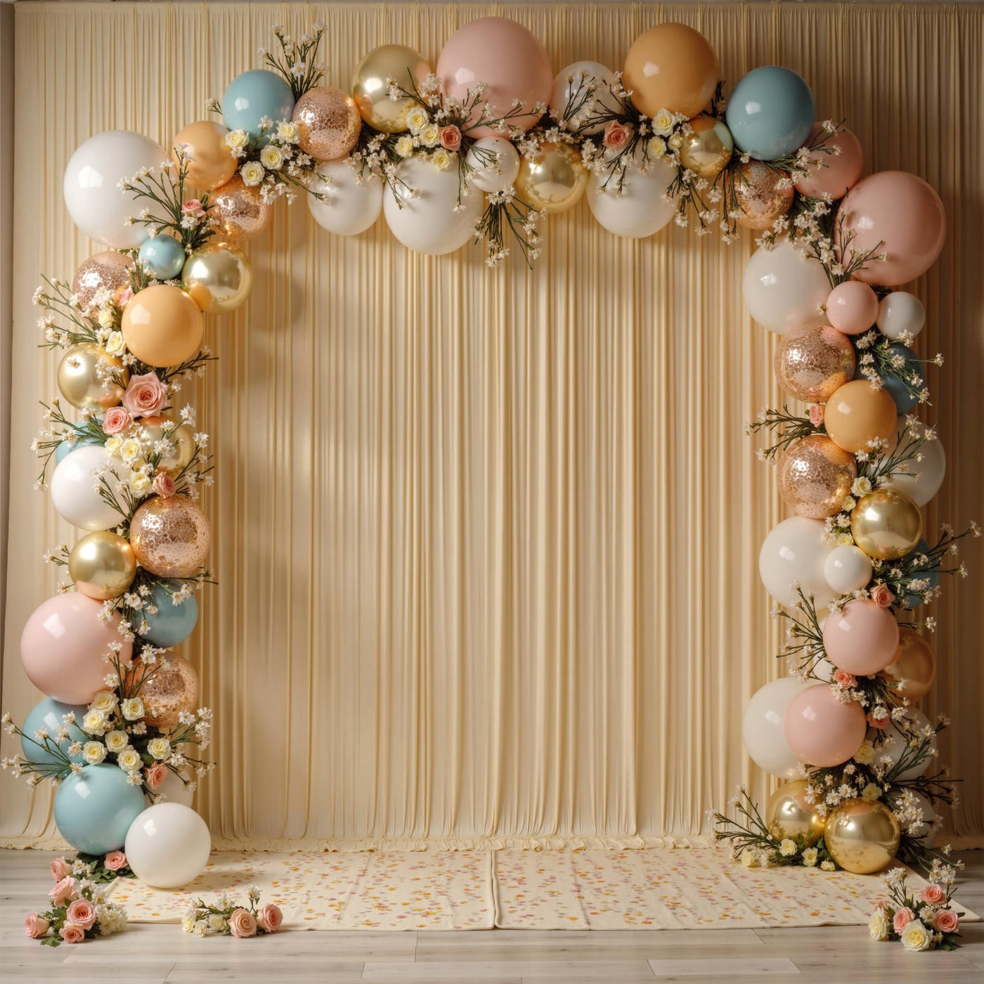 40FTx12FT White Wrinkle - Free Wedding Backdrop Curtain - Silky Washable White Polyester Drapes for Baby Showers, Birthday Parties, Photography, and Wedding Receptions - 8 Panels 5FTx12FT - Backdrop Bliss40FTx12FT White Wrinkle - Free Wedding Backdrop Curtain - Silky Washable White Polyester Drapes for Baby Showers, Birthday Parties, Photography, and Wedding Receptions - 8 Panels 5FTx12FT