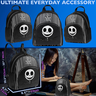 Disney Stitch Backpack for Girls Teens Women with Double Straps Daypack Backpacks for School Travel Trip Park Gifts for Girls (Multi Jack & Sally) - Backdrop BlissDisney Stitch Backpack for Girls Teens Women with Double Straps Daypack Backpacks for School Travel Trip Park Gifts for Girls (Multi Jack & Sally)