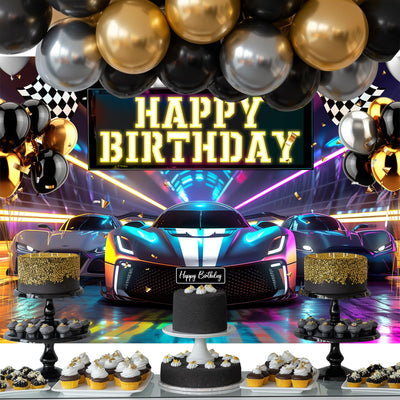 Riyidecor Royal Navy Blue Silver Happy Birthday Backdrop Party Decorations for Men Boys 7Wx5H Feet Polyester Fabric Balloon Diamond Sparkle Bday Photography Background Decor Banner Studio Photo Shoot - Backdrop BlissRiyidecor Royal Navy Blue Silver Happy Birthday Backdrop Party Decorations for Men Boys 7Wx5H Feet Polyester Fabric Balloon Diamond Sparkle Bday Photography Background Decor Banner Studio Photo Shoot