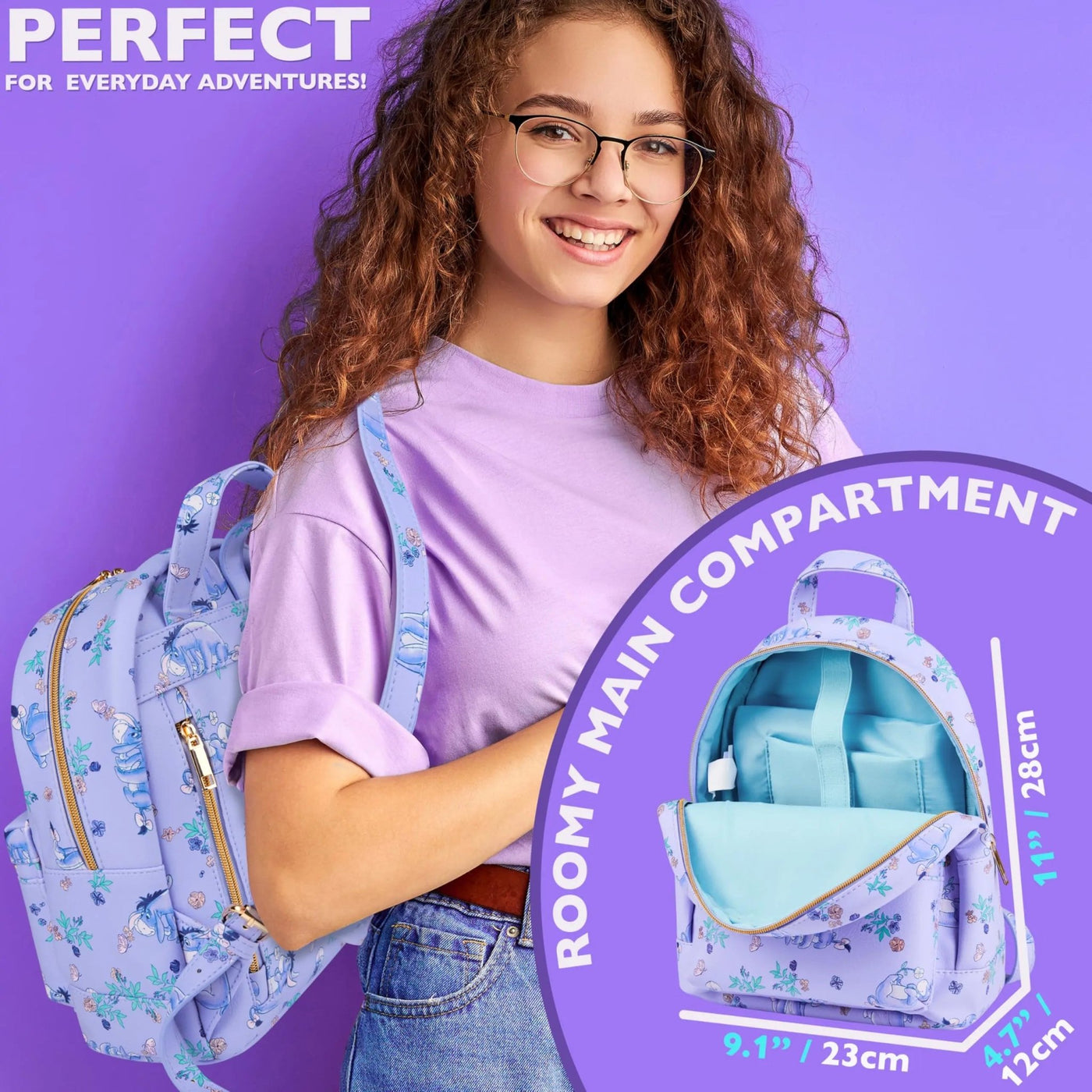 Disney Stitch Backpack for Girls Teens Women with Double Straps Daypack Backpacks for School Travel Trip Park Gifts for Girls (Multi Jack & Sally) - Backdrop BlissDisney Stitch Backpack for Girls Teens Women with Double Straps Daypack Backpacks for School Travel Trip Park Gifts for Girls (Multi Jack & Sally)