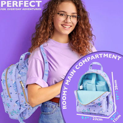 Disney Stitch Backpack for Girls Teens Women with Double Straps Daypack Backpacks for School Travel Trip Park Gifts for Girls (Multi Jack & Sally) - Backdrop BlissDisney Stitch Backpack for Girls Teens Women with Double Straps Daypack Backpacks for School Travel Trip Park Gifts for Girls (Multi Jack & Sally)