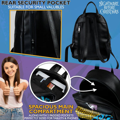 Disney Stitch Backpack for Girls Teens Women with Double Straps Daypack Backpacks for School Travel Trip Park Gifts for Girls (Multi Jack & Sally) - Backdrop BlissDisney Stitch Backpack for Girls Teens Women with Double Straps Daypack Backpacks for School Travel Trip Park Gifts for Girls (Multi Jack & Sally)